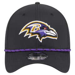 Baltimore Ravens New Era Perforated 39THIRTY Flex Hat Black - NFL