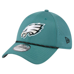 Philadelphia Eagles New Era Perforated 39THIRTY Flex Hat Midnight Green - NFL