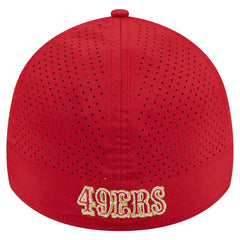 San Francisco 49ers New Era Perforated 39THIRTY Flex Hat Scarlet - NFL
