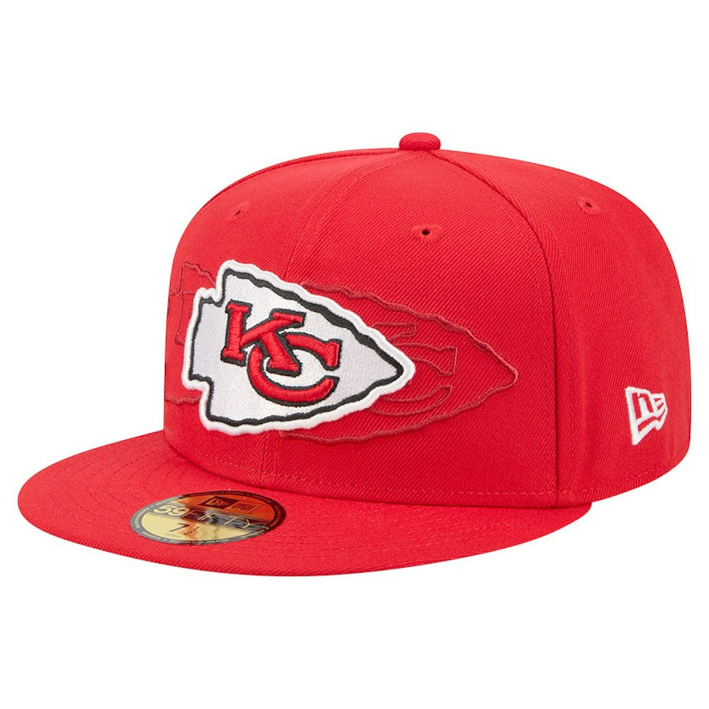 Kansas City Chiefs New Era Tri-Hit 59FIFTY Fitted Hat Red - NFL