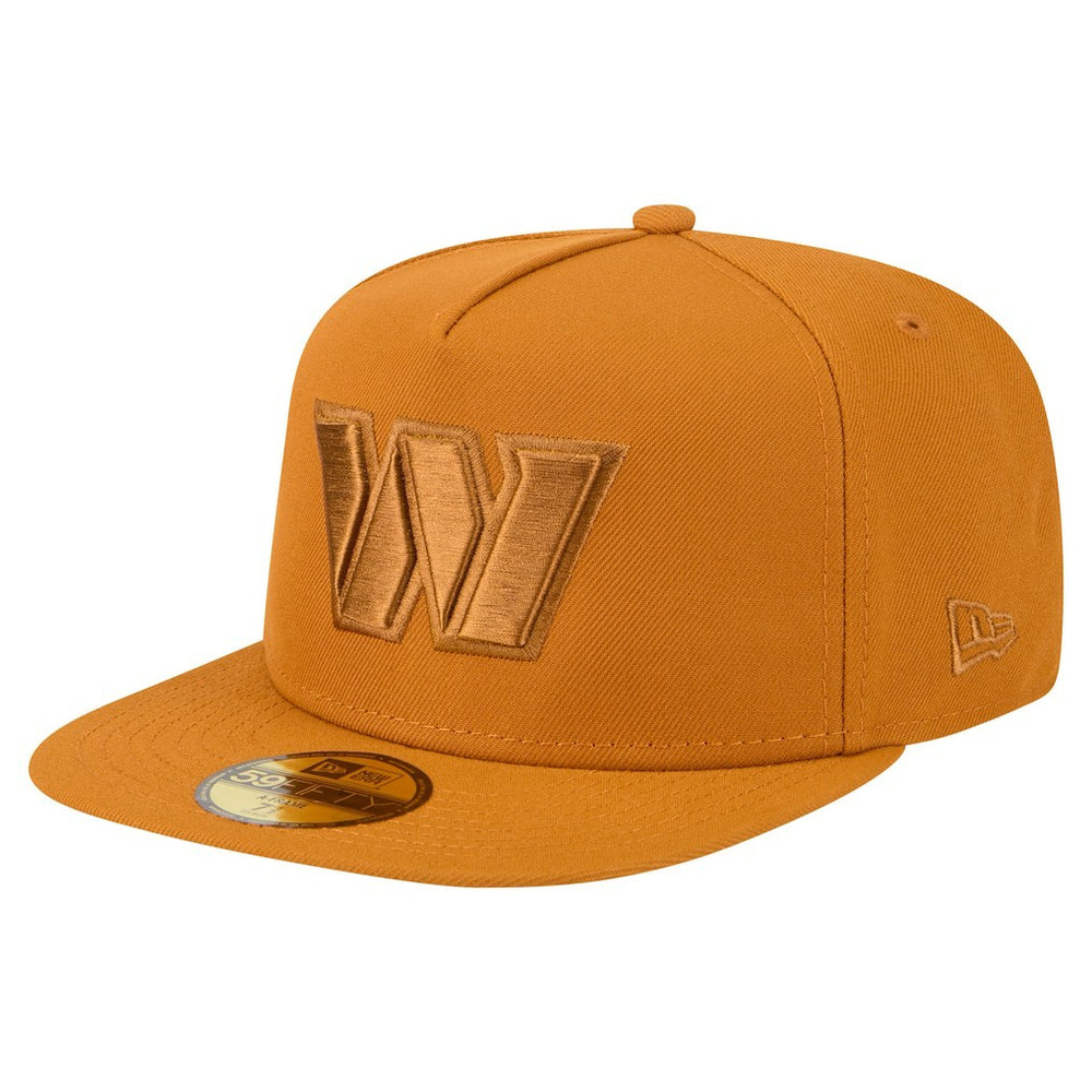 Washington Commanders New Era Color Pack A-Frame 59FIFTY Fitted Hat Brown - NFL