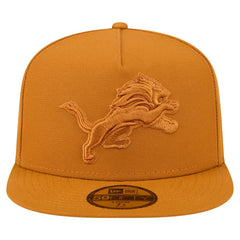 Detroit Lions New Era Color Pack A-Frame 59FIFTY Fitted Hat Brown - NFL