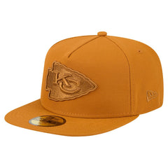 Kansas City Chiefs New Era Color Pack A-Frame 59FIFTY Fitted Hat Brown - NFL