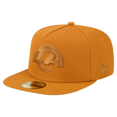 Los Angeles Rams New Era Color Pack A-Frame 59FIFTY Fitted Hat Brown - NFL