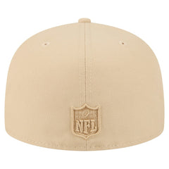 Los Angeles Rams New Era Color Pack A-Frame 59FIFTY Fitted Hat Light Beige - NFL