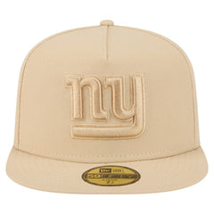 New York Giants New Era Color Pack A-Frame 59FIFTY Fitted Hat Light Beige - NFL