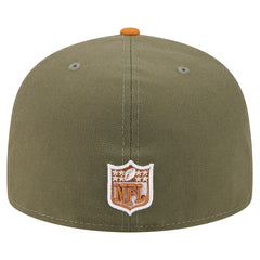 Baltimore Ravens New Era Color Pack A-Frame 59FIFTY Fitted Hat Olive/Brown - NFL