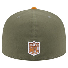 Detroit Lions New Era Color Pack A-Frame 59FIFTY Fitted Hat Olive/Brown - NFL