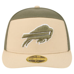 Buffalo Bills New Era Two-Tone Color Pack Split Panel 59FIFTY Fitted Hat Light Beige/Olive - NFL