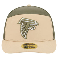 Atlanta Falcons New Era Color Pack Split Panel 59FIFTY Fitted Hat Light Beige/Olive - NFL