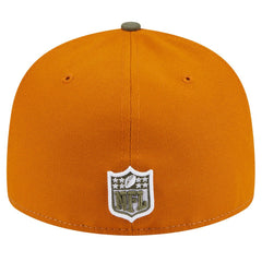 Las Vegas Raiders New Era Two-Tone Color Pack Split Panel 59FIFTY Fitted Hat Olive/Brown - NFL