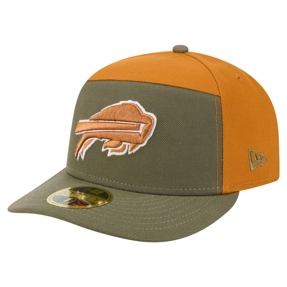 Buffalo Bills New Era Two-Tone Color Pack Split Panel 59FIFTY Fitted Hat Olive/Brown - NFL
