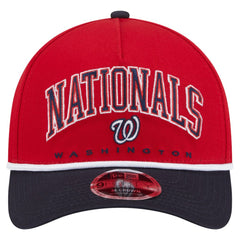 Washington Nationals New Era Arch 9FORTY A-Frame M-Crown Adjustable Hat Sale