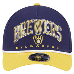 Milwaukee Brewers New Era Arch 9FORTY A-Frame M-Crown Adjustable Hat On Sale