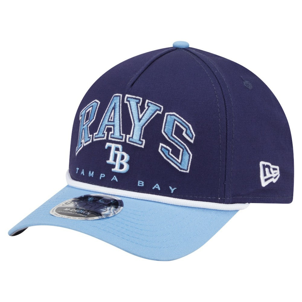 Tampa Bay Rays New Era Arch 9FORTY A-Frame M-Crown Adjustable Hat Lifestyle