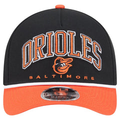 Baltimore Orioles New Era Arch 9FORTY A-Frame M-Crown Adjustable Hat Lifestyle