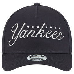 New York Yankees New Era Women's Metallic A-Frame 9FORTY Adjustable Hat for sale