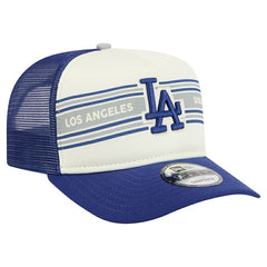 Los Angeles Dodgers New Era Banner A-Frame 9FIFTY Trucker Snapback Hat Online