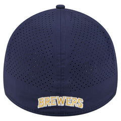 Milwaukee Brewers New Era 39THIRTY A-Frame Perforated Flex Hat Online