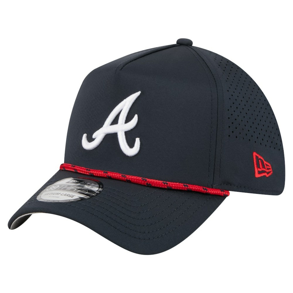 Atlanta Braves New Era 39THIRTY A-Frame Perforated Flex Hat Lifestyle