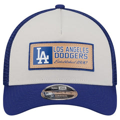 Los Angeles Dodgers New Era Text A-Frame Trucker 9FORTY Hat for sale