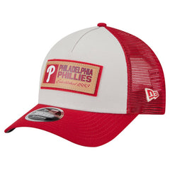 Philadelphia Phillies New Era Text A-Frame Trucker 9FORTY Hat Near Me