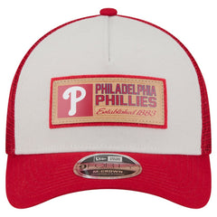 Philadelphia Phillies New Era Text A-Frame Trucker 9FORTY Hat Near Me
