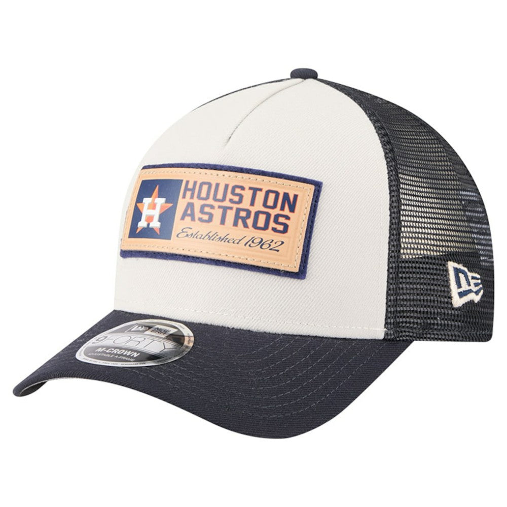 Houston Astros New Era Text A-Frame Trucker 9FORTY Hat Clearance