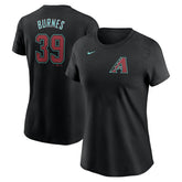 Corbin Burnes Arizona Diamondbacks Nike Women's Fuse Name & Number T-Shirt Sale