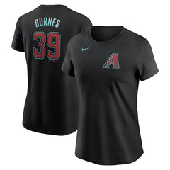 Corbin Burnes Arizona Diamondbacks Nike Women's Fuse Name & Number T-Shirt Sale