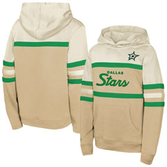 Dallas Stars - Mitchell & Ness Youth Head Coach Pullover Hoodie Tan