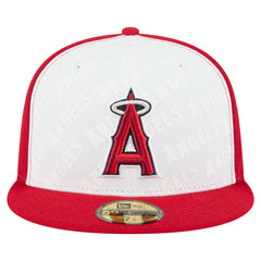 Los Angeles Angels New Era Repeat 59FIFTY Fitted Hat discount