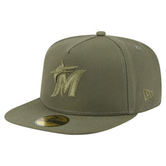 Miami Marlins New Era Color Pack A-Frame 59FIFTY Fitted Hat Lifestyle
