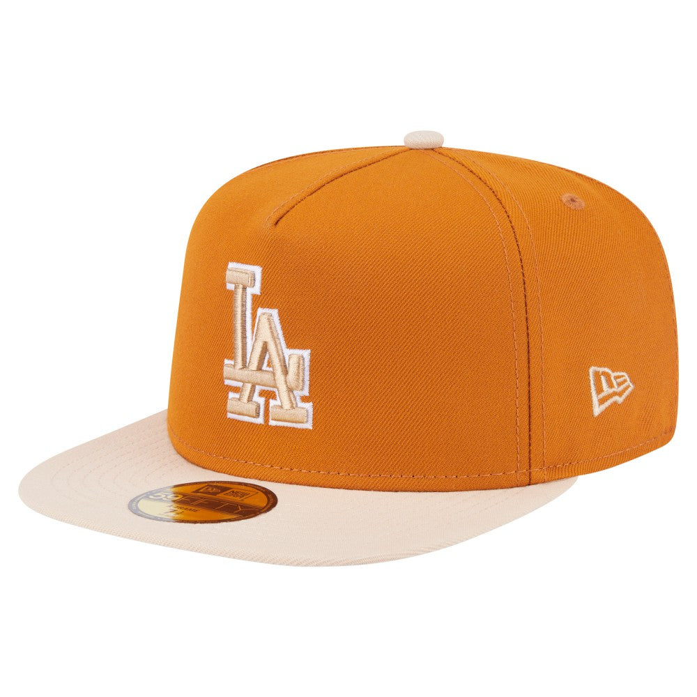 Los Angeles Dodgers New Era Two-Tone Color Pack A-Frame 59FIFTY Fitted Hat Clearance