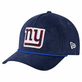 New York Giants New Era Cord Corduroy 9FORTY A-Frame Adjustable Hat Royal - NFL