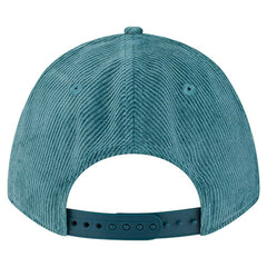 Philadelphia Eagles New Era Cord Corduroy 9FORTY A-Frame Adjustable Hat Midnight Green - NFL