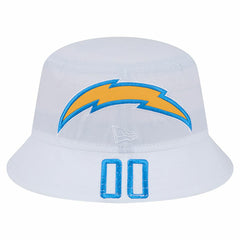 Los Angeles Chargers New Era Helmet Bucket Hat White - NFL
