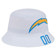Los Angeles Chargers New Era Helmet Bucket Hat White - NFL