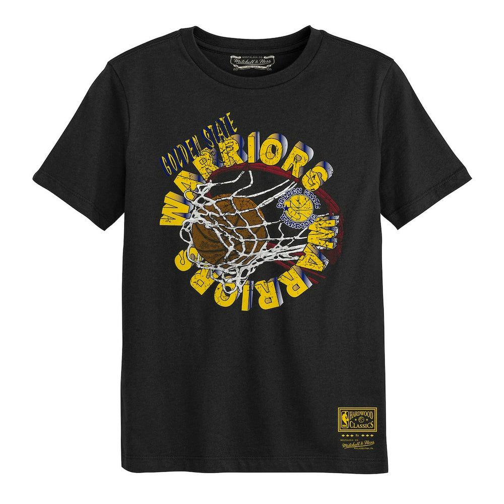 Mitchell & Ness - Golden State Warriors Preschool In The Net T-Shirt - Black