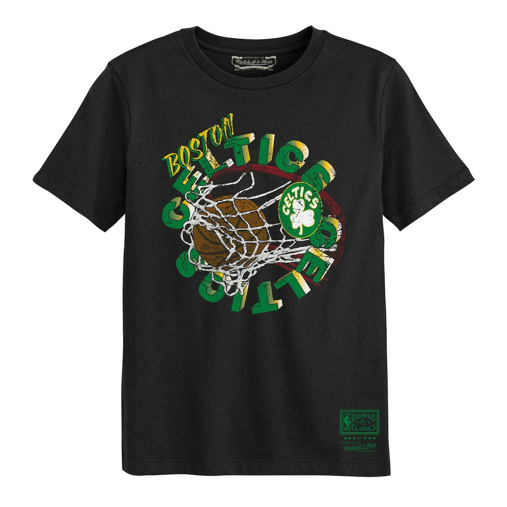 Mitchell & Ness - Boston Celtics Preschool In The Net T-Shirt - Black