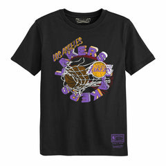 Mitchell & Ness - Los Angeles Lakers Preschool In The Net T-Shirt - Black