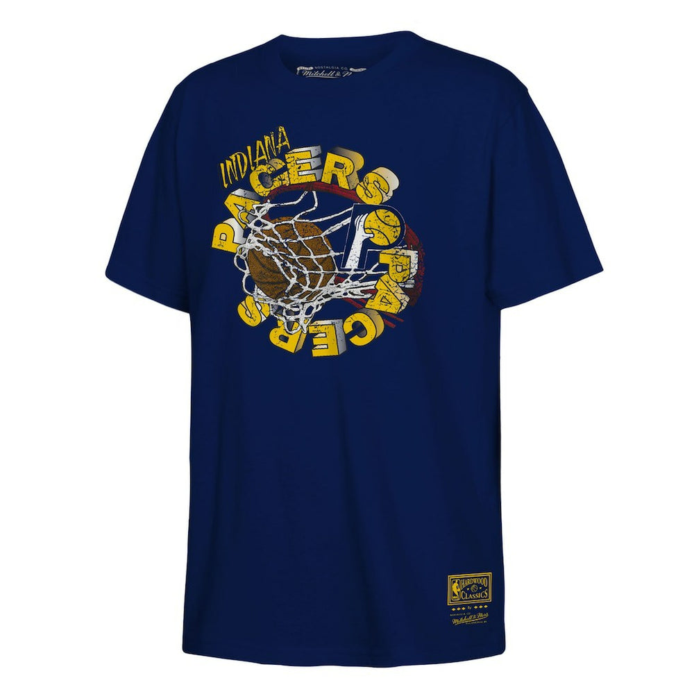 Mitchell & Ness - Indiana Pacers Youth Retro '90s Poster T-Shirt - Navy
