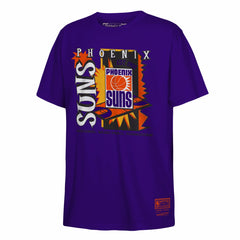 Mitchell & Ness - Phoenix Suns Youth Retro '90s Poster T-Shirt - Purple