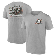 Anaheim Ducks - Glory Skates T-Shirt Heather Gray