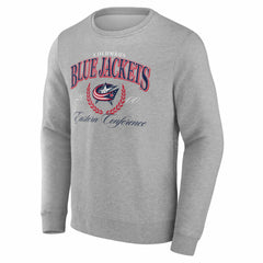 Columbus Blue Jackets - Reign Supreme Pullover Sweatshirt Gray