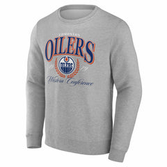 Edmonton Oilers - Reign Supreme Pullover Sweatshirt Gray