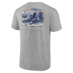 Edmonton Oilers - Glory Skates T-Shirt Heather Gray