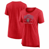 Florida Panthers - Women's Reign Supreme Tri-Blend T-Shirt Red