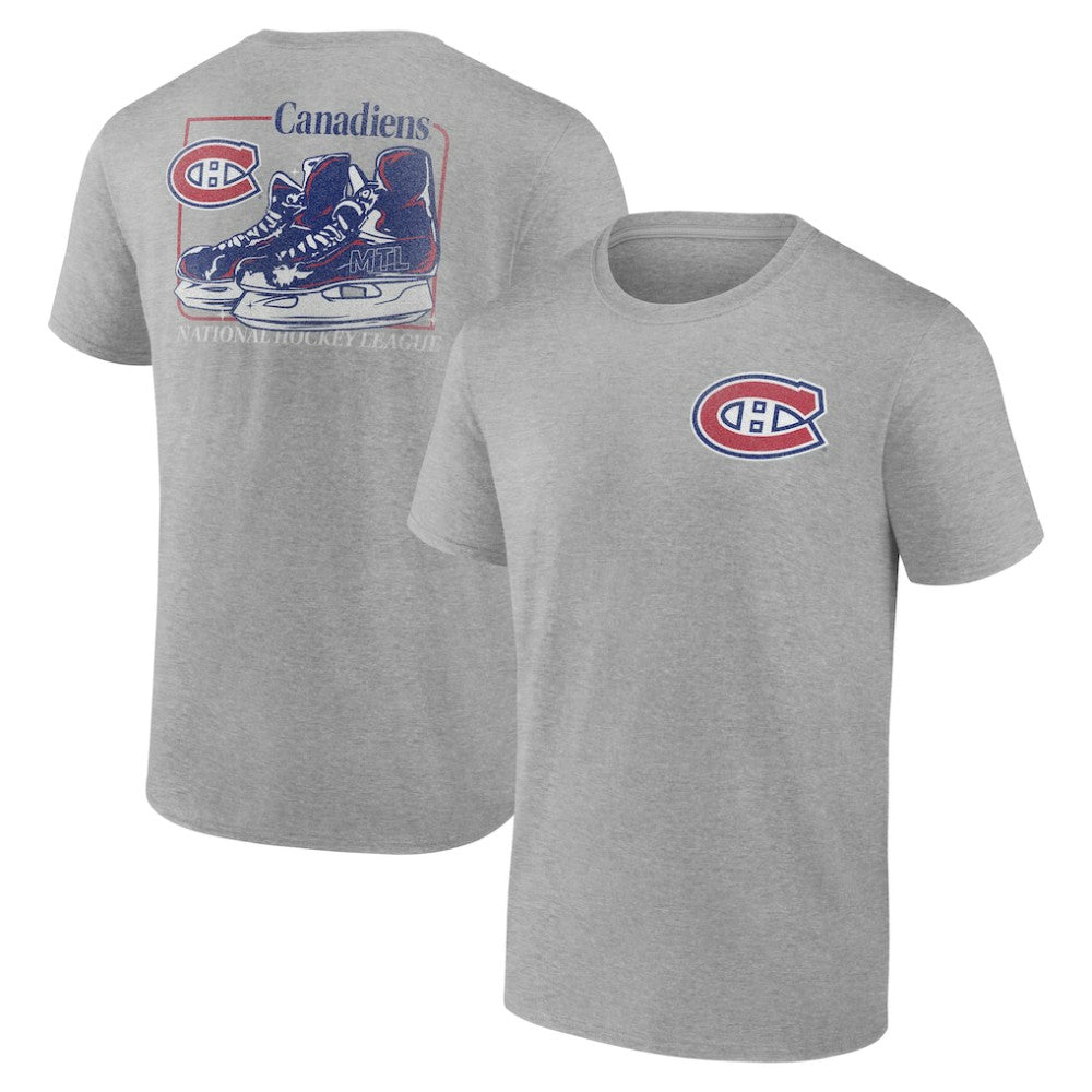 Montreal Canadiens - Glory Skates T-Shirt Heather Gray