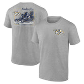 Nashville Predators - Glory Skates T-Shirt Heather Gray